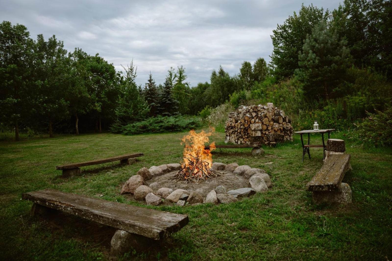 Zielona Parcela Pisz Exteriör bild