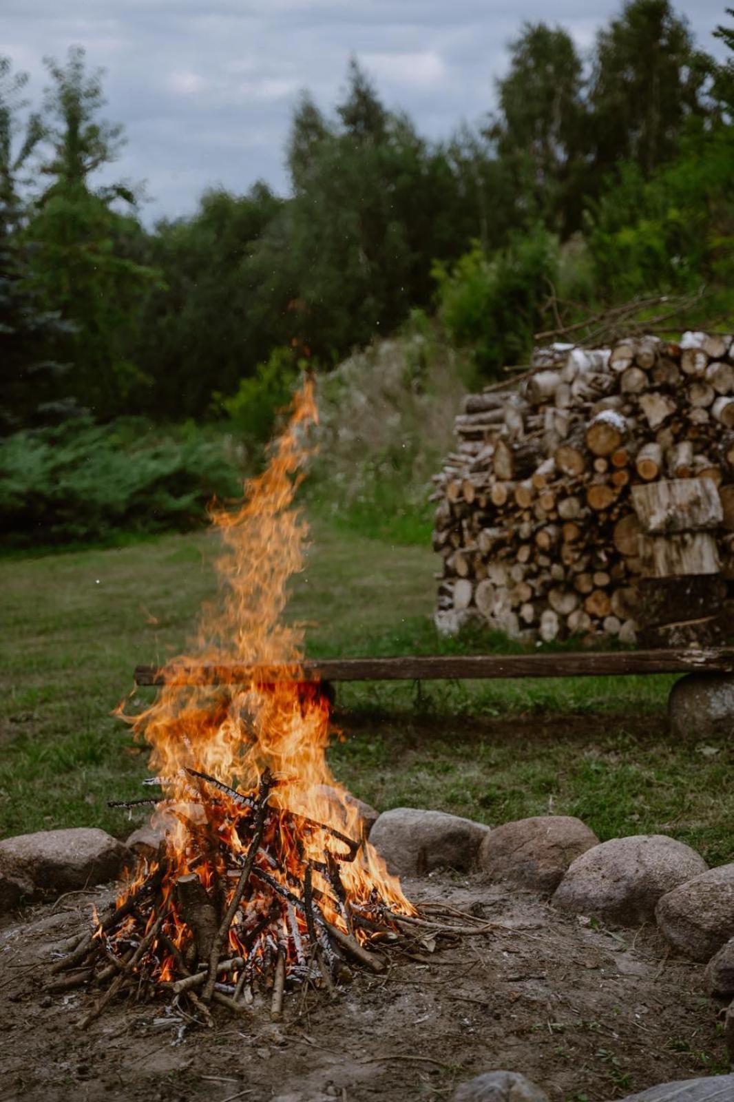 Zielona Parcela Pisz Exteriör bild